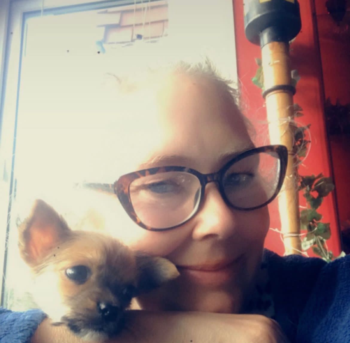 wife with shorkie